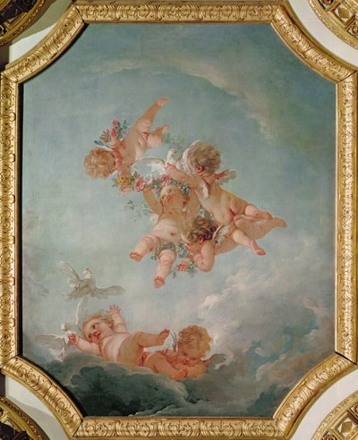Spring (from a series of the Four Seasons in the Salle du Conseil) by François Boucher